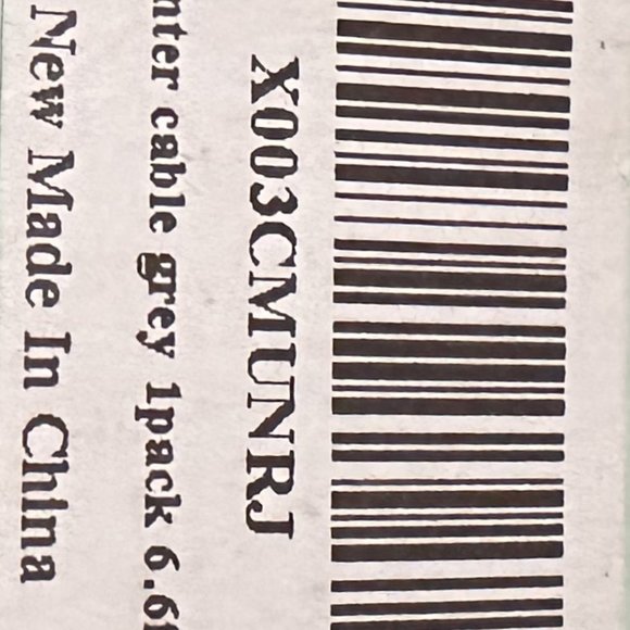 MaxGroup Printer Cable 6 foot X003CMUNRJ - Picture 2 of 5